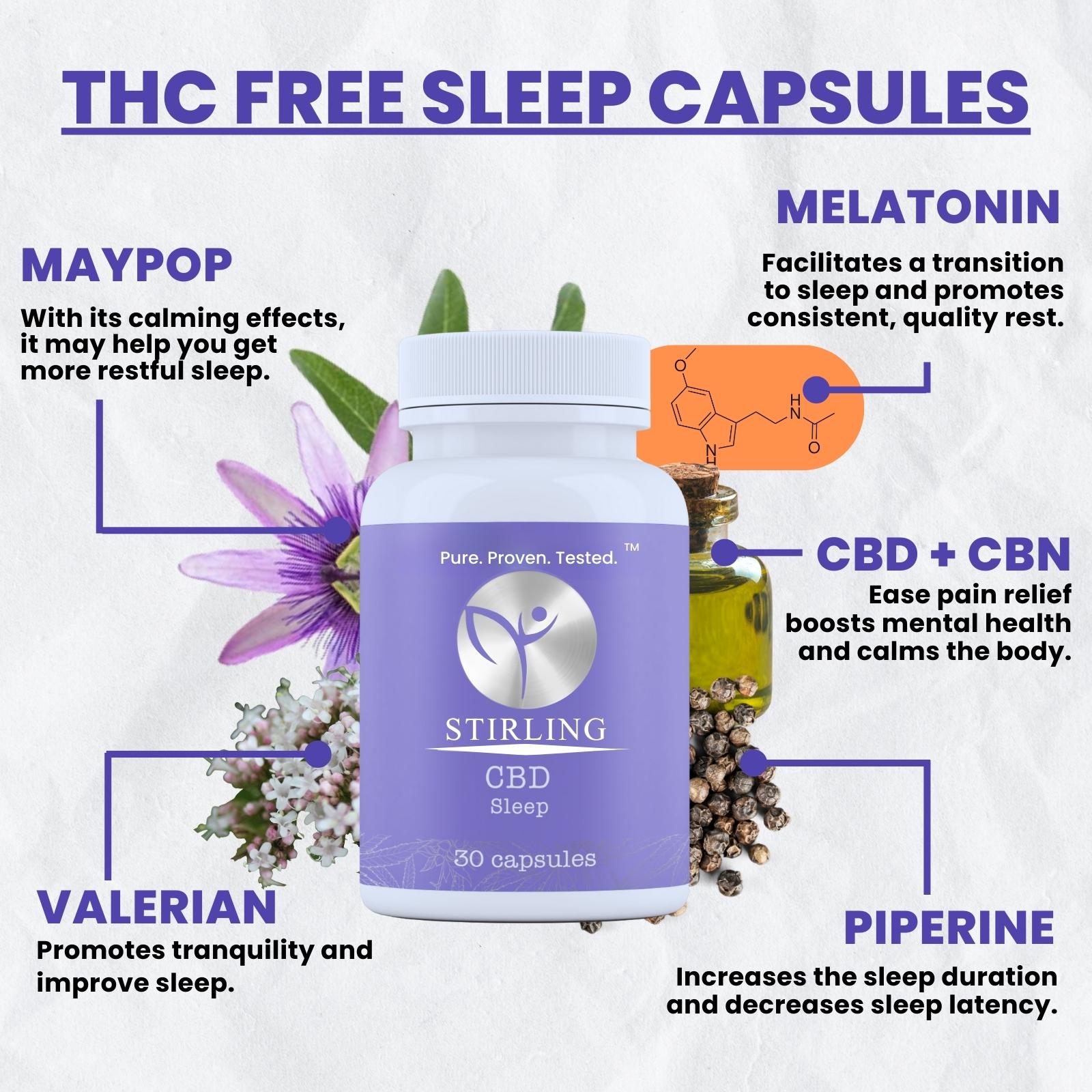 THC-Free Sleep Capsules